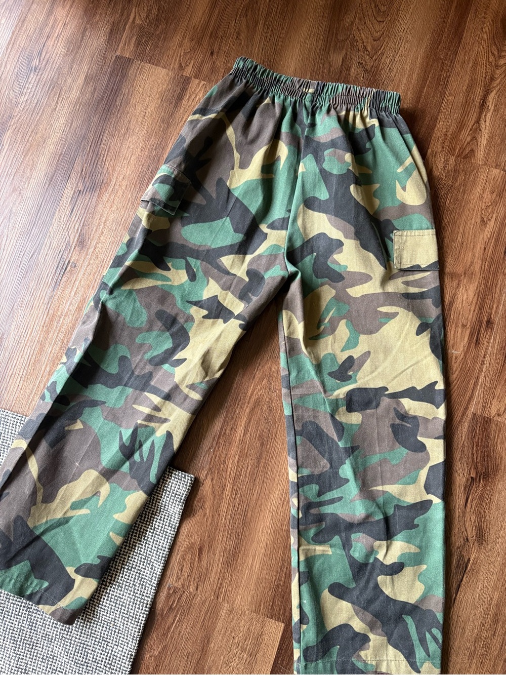 Heavy Canvas Camp Print Cargo Pants XS/s - Picture 4 of 4